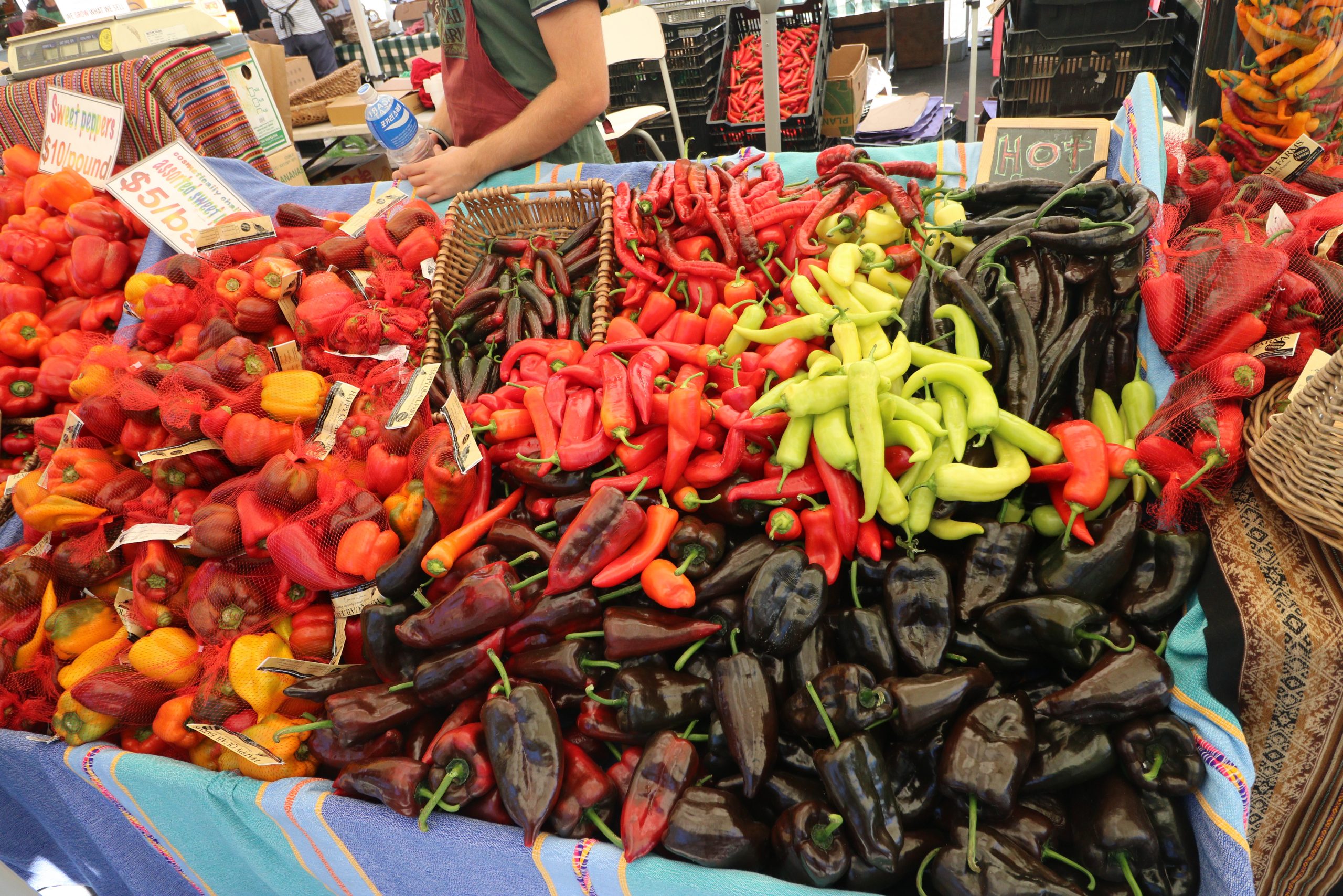 Pepper Stall at Farmers Market, Ferry Building, San Francisco