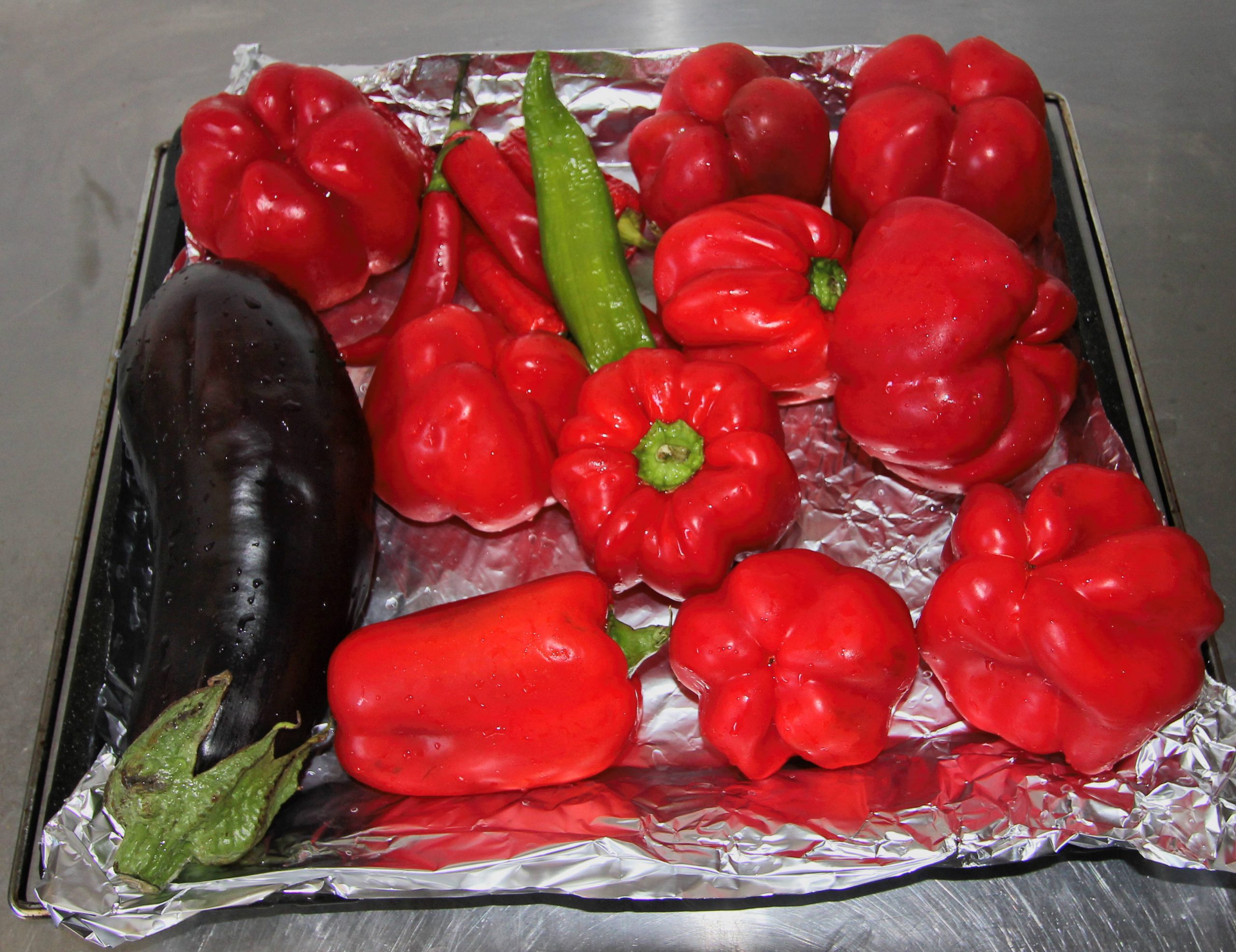 Ajvar ingredients