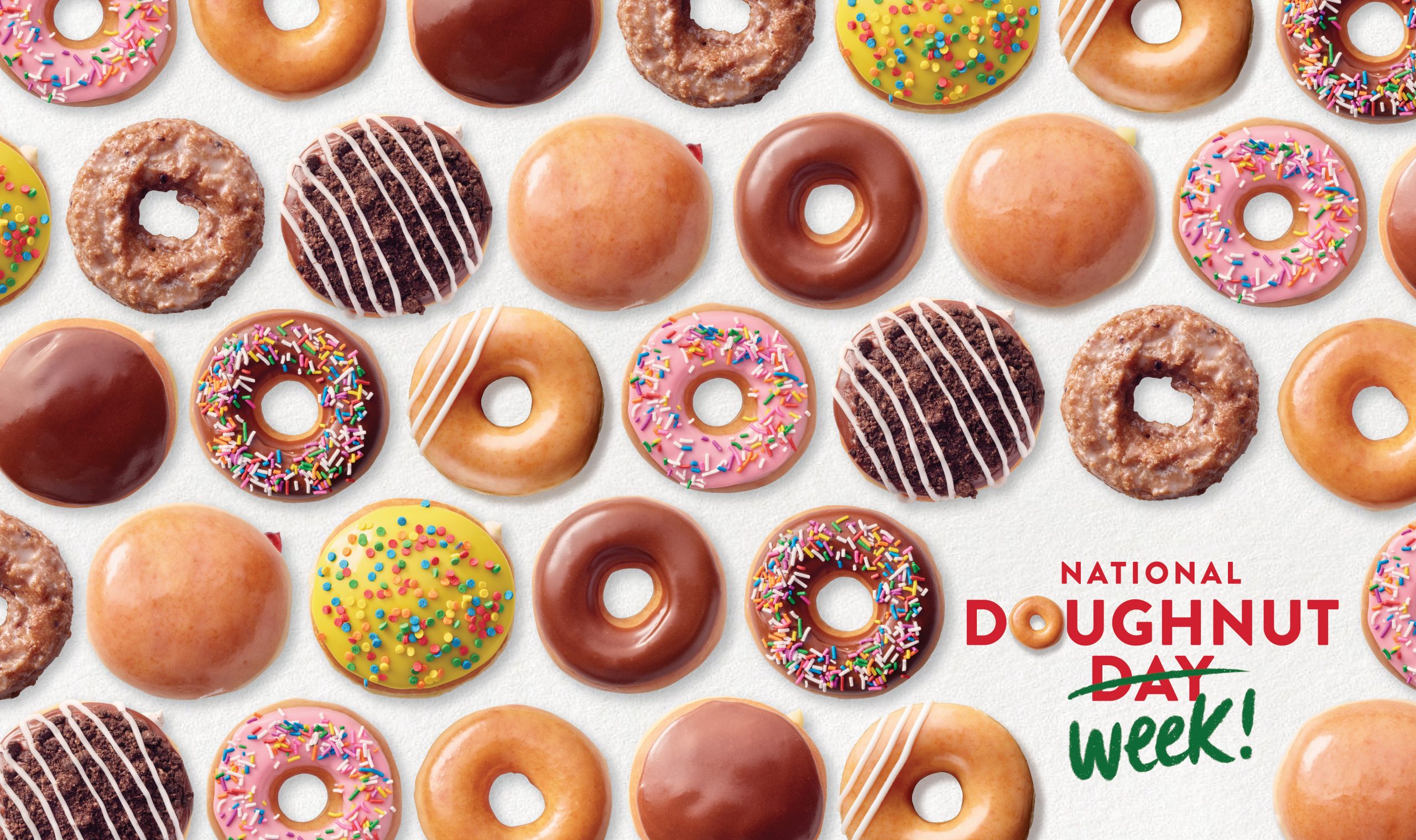 Krispy Kreme extends National Doughnut Day to National Doughnut Week, offering fans any doughnut of choice for FREE, no purchase necessary, June 1 through June 5