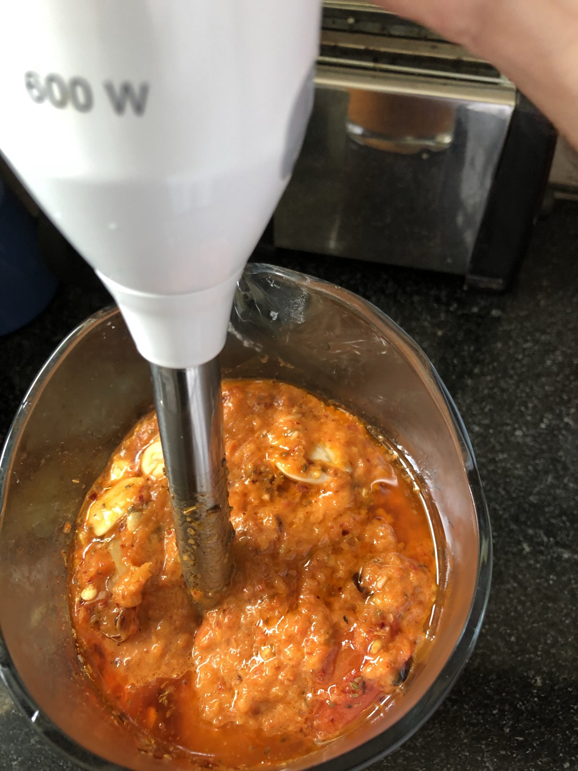 Tomato/onion/pepper version of ajvar