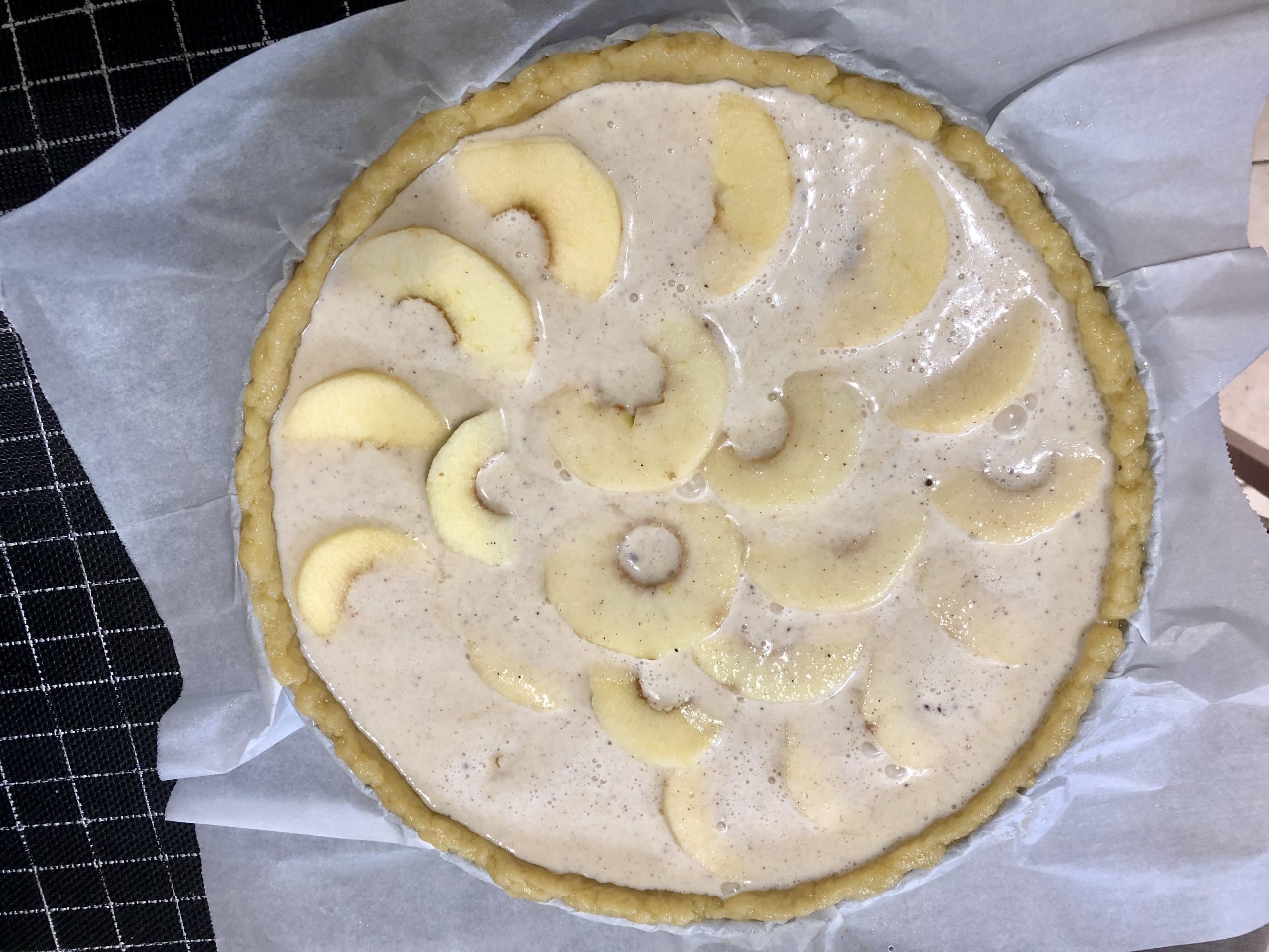 Tarte Normande (Normandy Apple Tart)