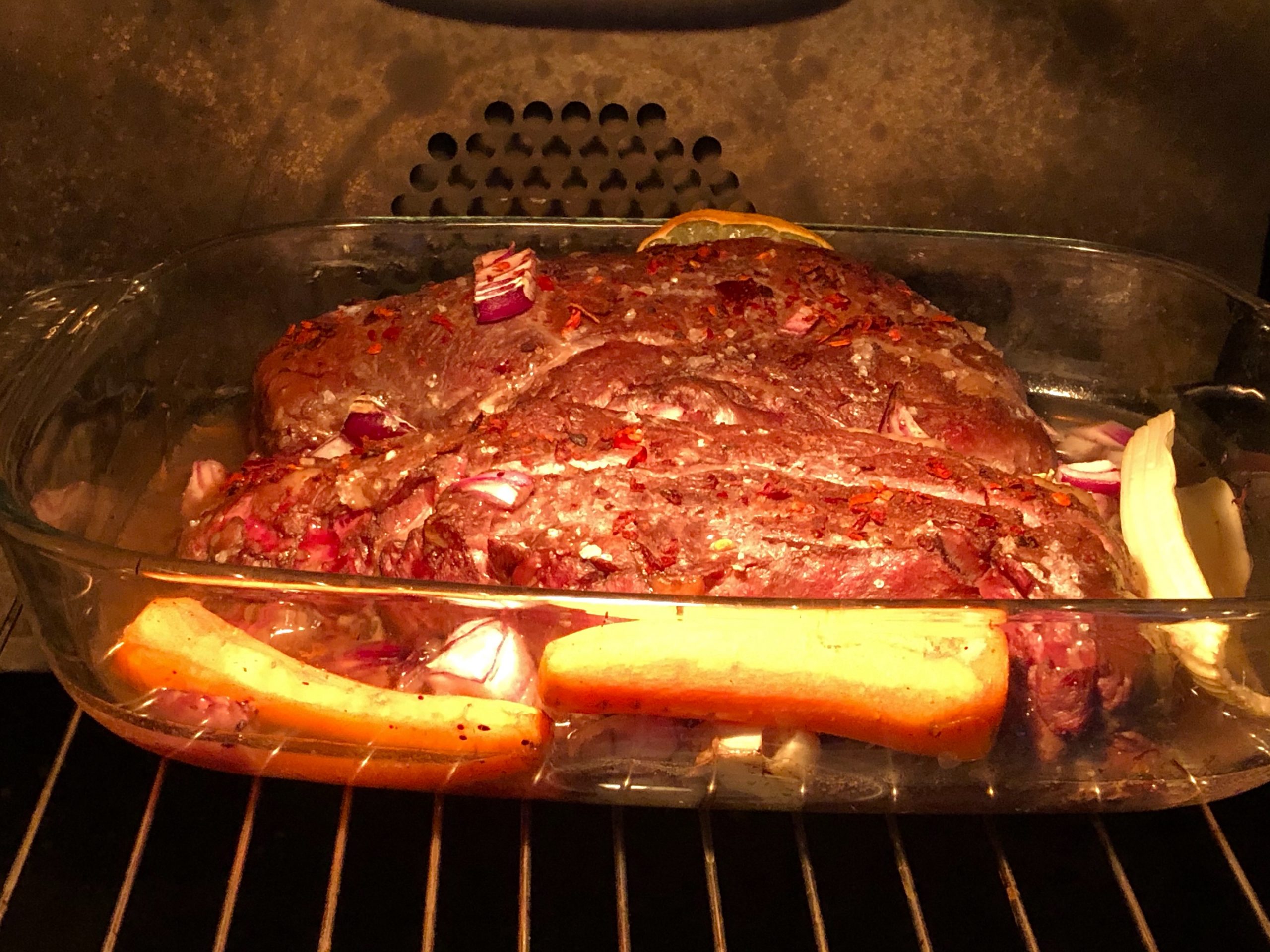 Slow cooking beef roast