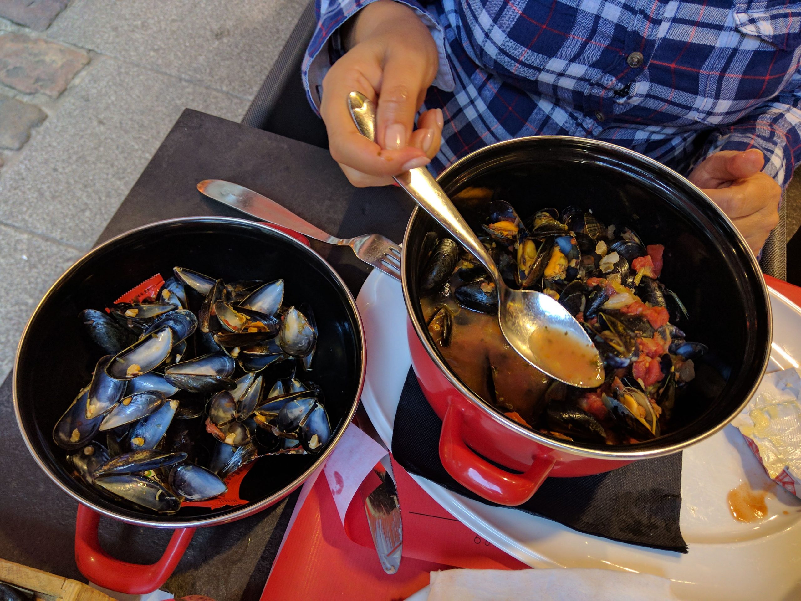 Mussels in Saint-Malo, Brittany, France