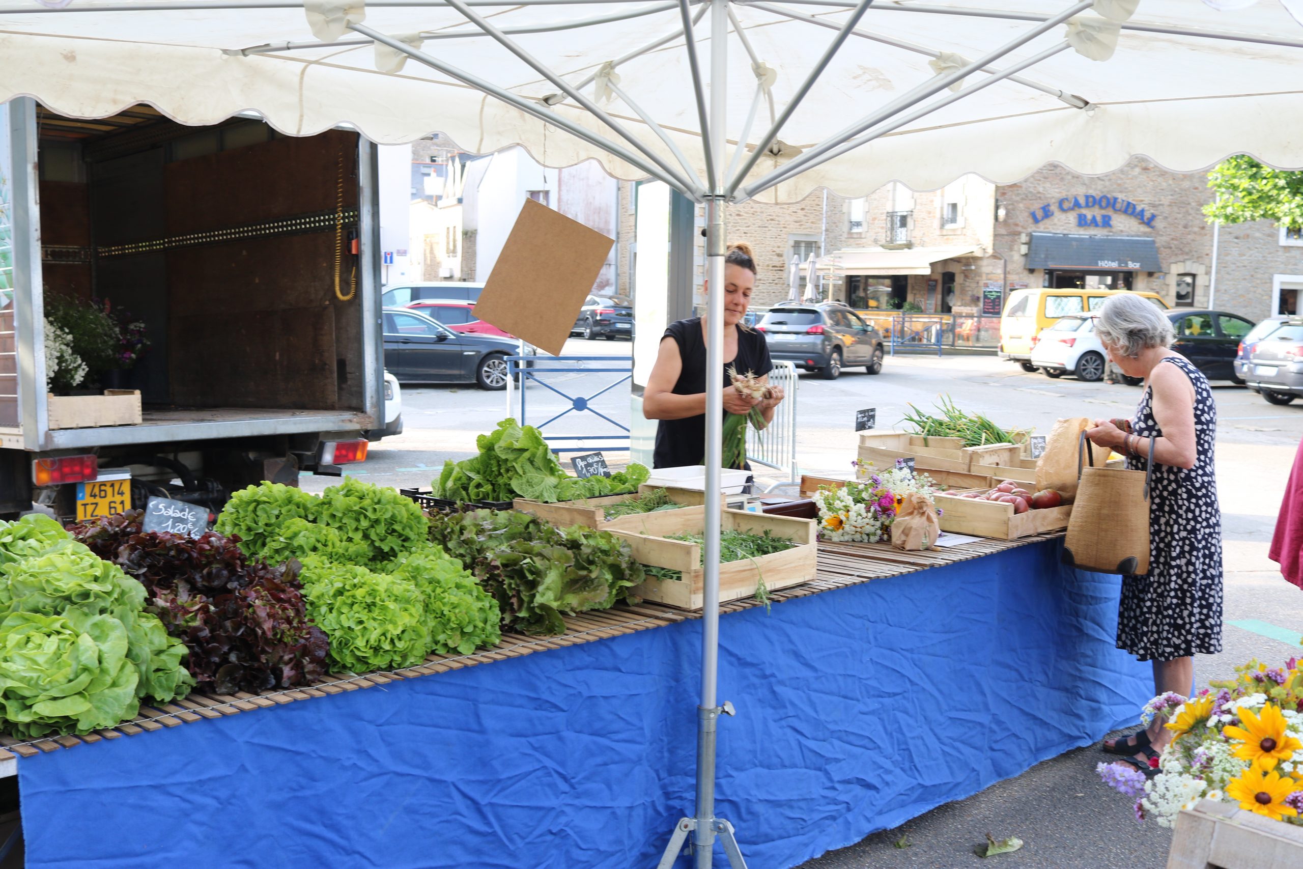 Farmer's market in Auray