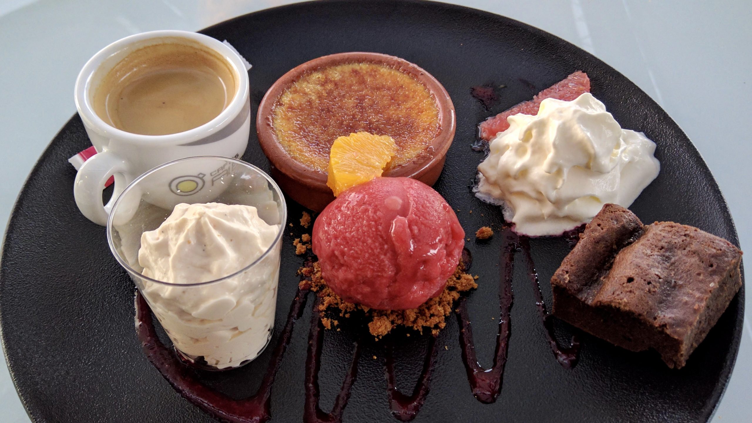 A dessert in small French village