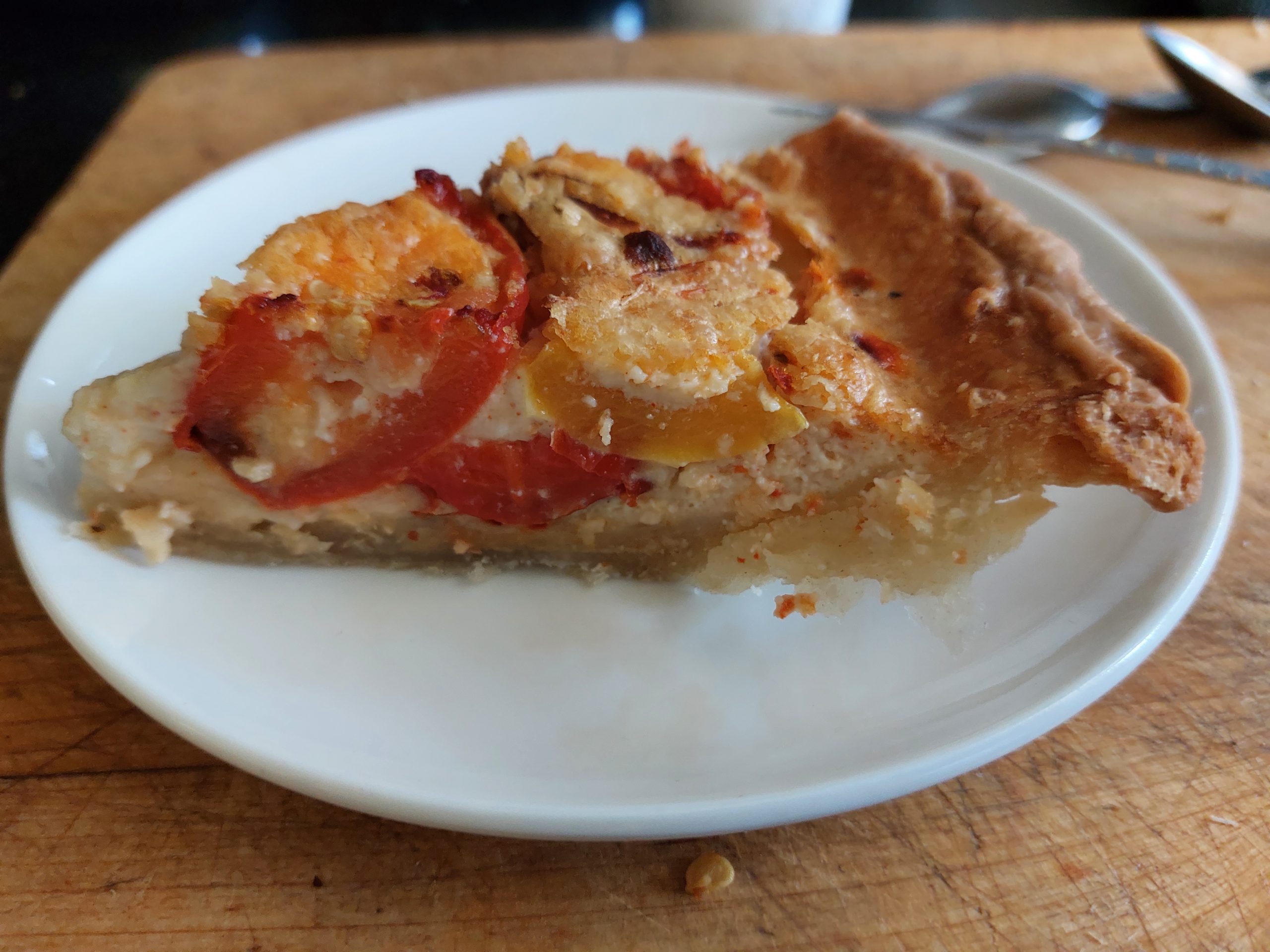 Roasted Peppers Quiche