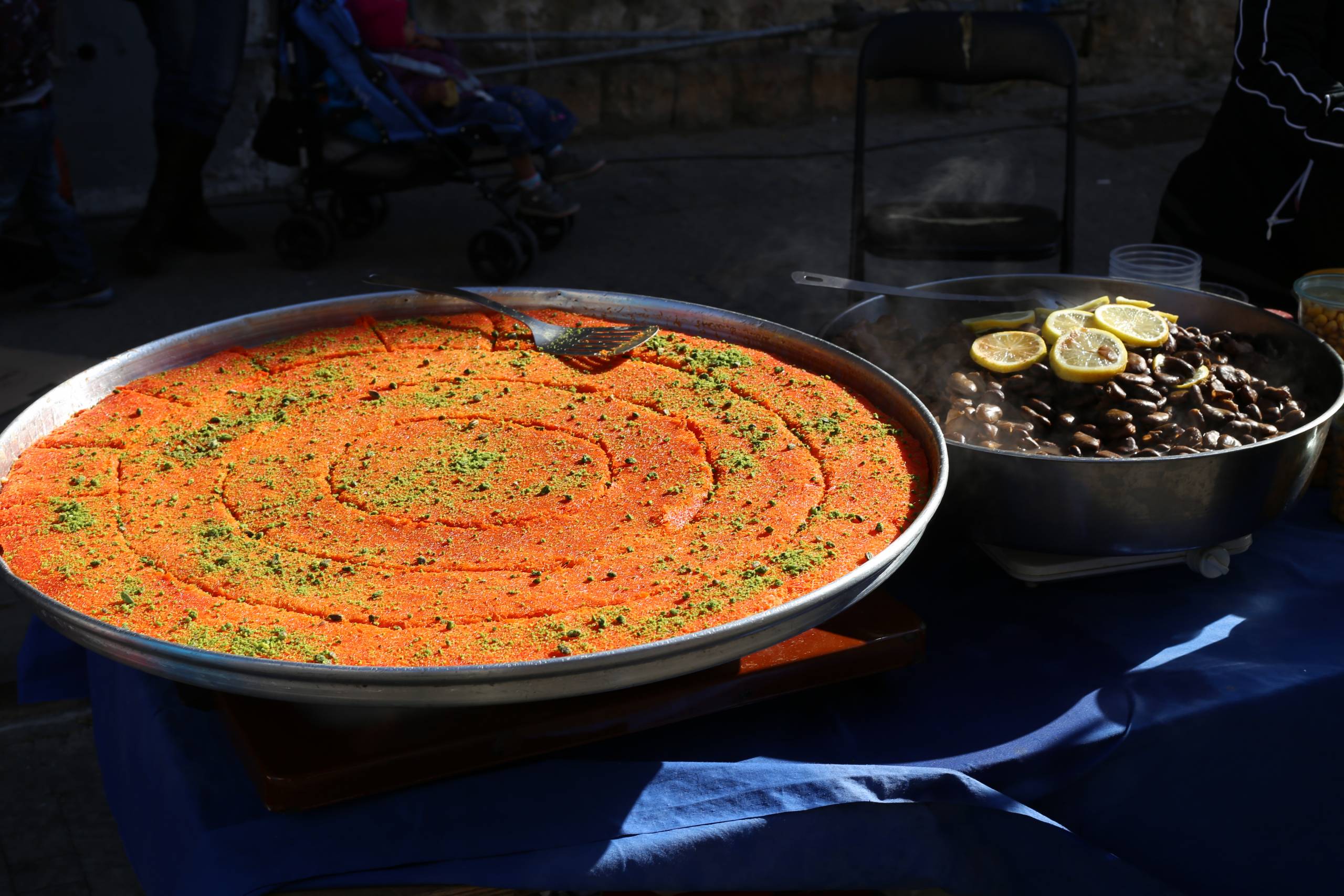 How knafeh is made