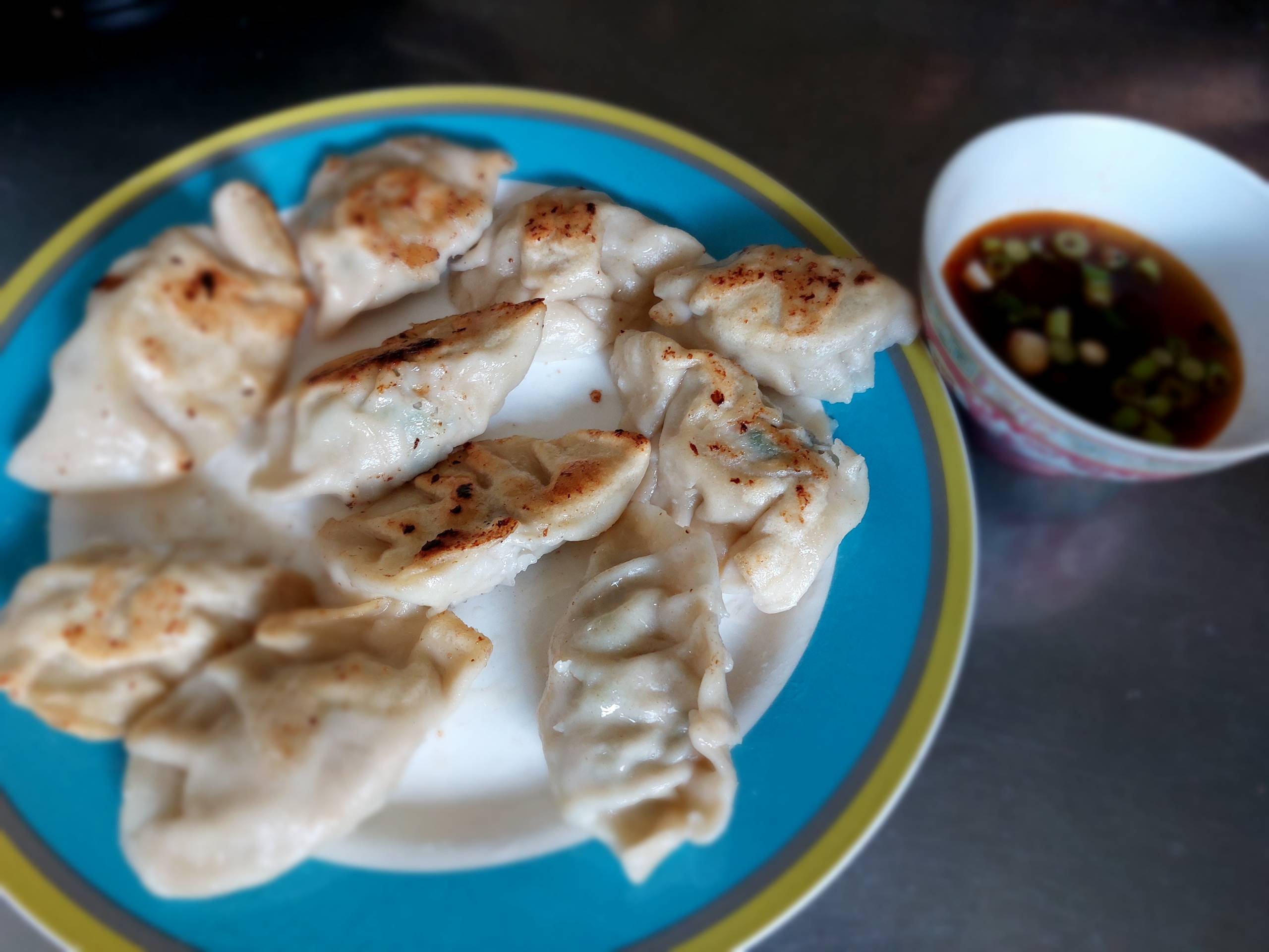 Enjoy your homemade gyoza