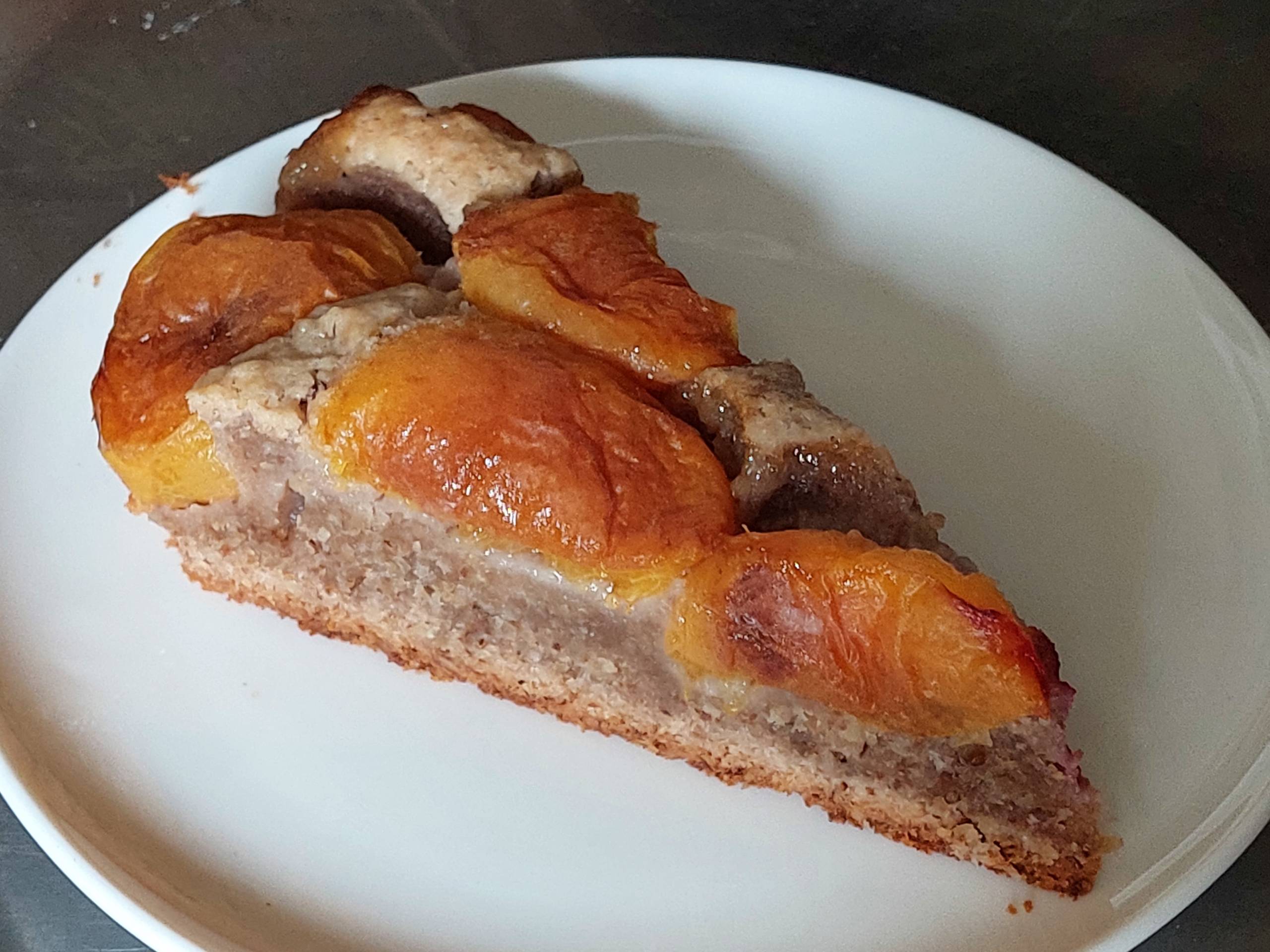 Apricot Walnut Frangipane Tart