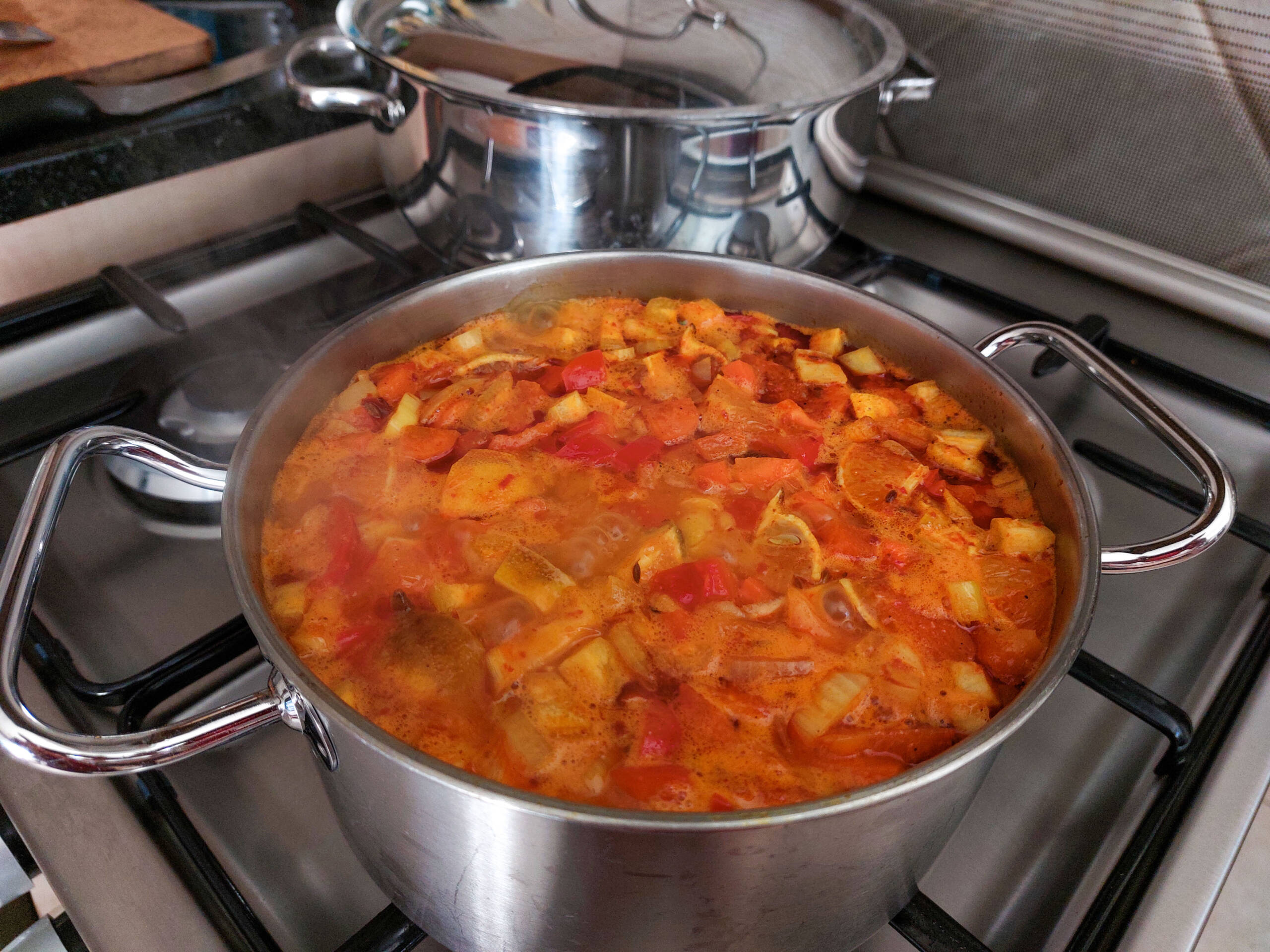 Spicy Lemon-Cumin Rice with Peppers and Raisins